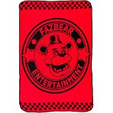 Silver Buffalo Five Nights at Freddy's, Fleece Throw Blanket, 45x60in | Special Delivery, Fazbear Entertainment, Soft and Cozy, 185 GSM