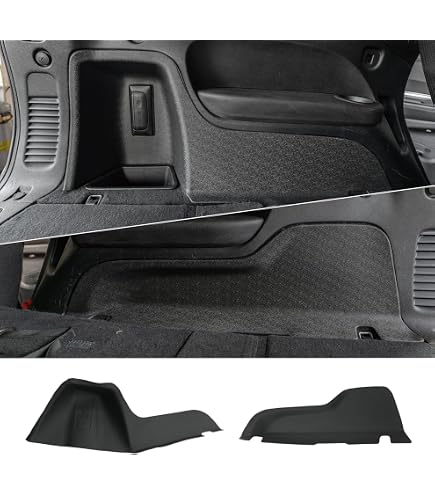 Protections Latérales De Coffre En TPE Pour Dodge Durango 2016-2025 – 6/7 Places – Tapis De Coffre Toutes Saisons, Antidérapant, Facile à Nettoyer