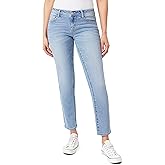 WallFlower Womens Feisty Curvy 30" Low Rise Straight Insta Stretch Juniors Jeans