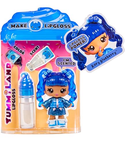 Yummiland Maya Watermelon Poupée Lipgloss DIY – Poupée Parfumée Pastèque Avec Kit De Gloss – Dès 4 Ans