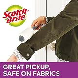 Scotch-Brite Pet Extra Sticky Lint Roller Refill 48 Sheets Black White view 2