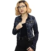 Wax Women's Basic Button Down Denim Jean Jacket