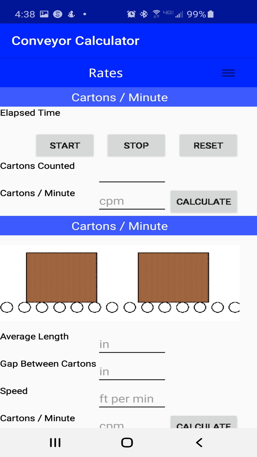 Conveyor CalculatorAmazon.deAppstore for Android