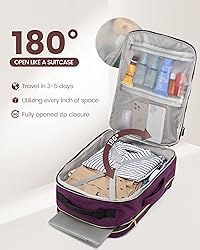 LOVEVOOK Carry on Backpack, 50L Travel Backpack