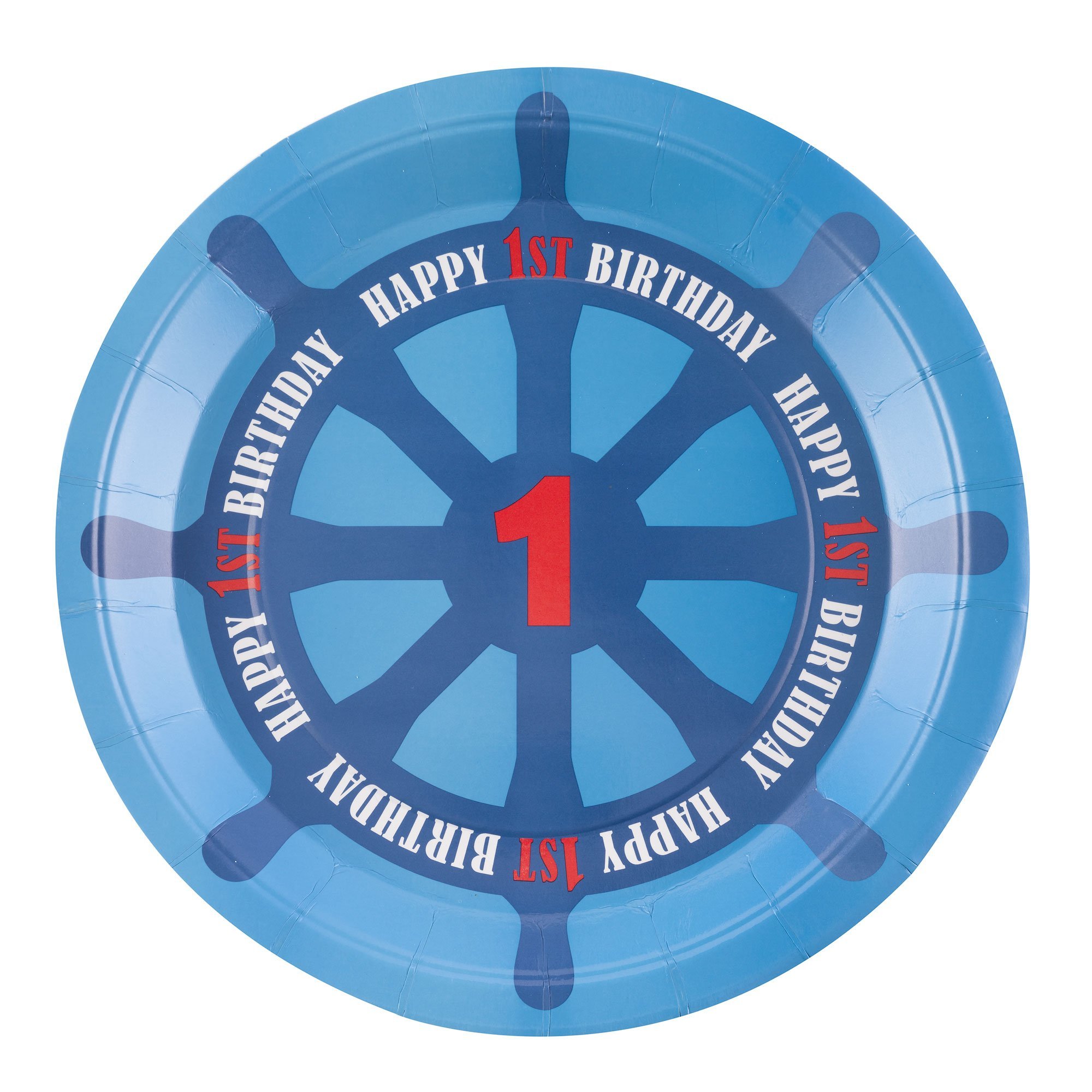 Neviti 598816 Ahoy There 1st Birthday Plate