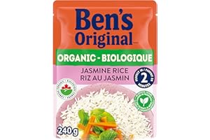 BEN'S ORIGINAL Organic Jasmine Rice, 240g Pouch