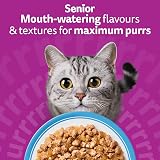 Whiskas Senior 11+ Wet Cat Food in Jelly 12x85g Fish Favourites Pack of 4 view 8