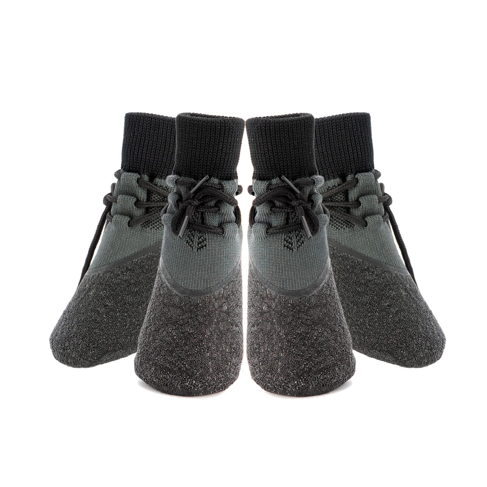 Avaner Dog Shoes Outdoor Anti-Slip Dog Booties Paw Protector Waterproof Dog Socks with Adjustable Straps for Medium Dog