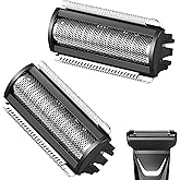 Replacement Foil Blade for Manscaped The Lawn Mower Electric 5.0 Ultra Trimmer - Groin/Body Hair Shaver Head, 2-Count