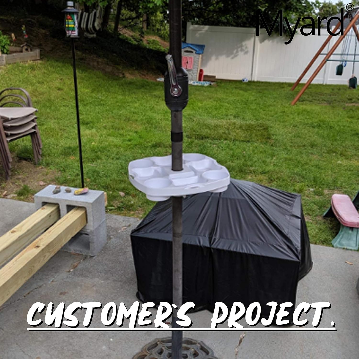38mm Dark Brown Umbrella Pole Diameter 1 1 2 Myard Mp Uw38 Dbr Umbrella Cone Wedge Spacer Fits Patio Table Hole Opening Or Base 2 To 2 5 Inch Umbrella Stands Bases