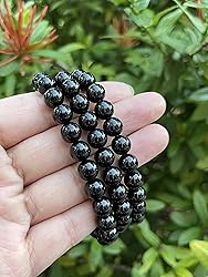 Black Onyx Crystal Bead Bracelet 8mm, Wholesale
