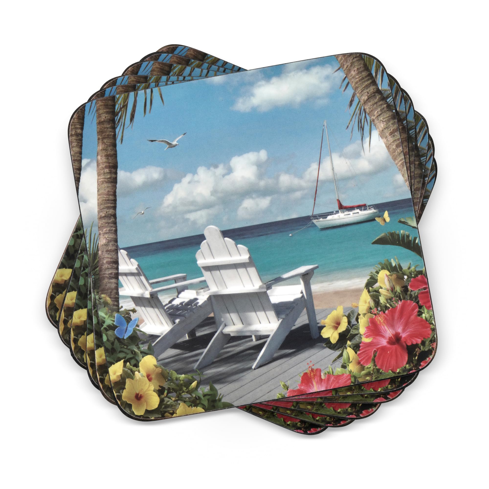 Pimpernel In the Sunshine Coasters Set of 6