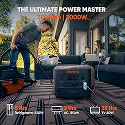 Jackery Solar Generator 3000 PRO 400W, 3024Wh Power
