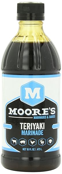 MOORE’S MARINADE, TERIYAKI, 16-OUNCES (PACK OF6)