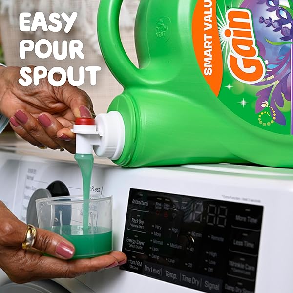 GAIN + AROMA BOOST LIQUID LAUNDRY DETERGENT LAVENDER SCENT 107 LOADS 154 FL OZ HE COMPATIBLE