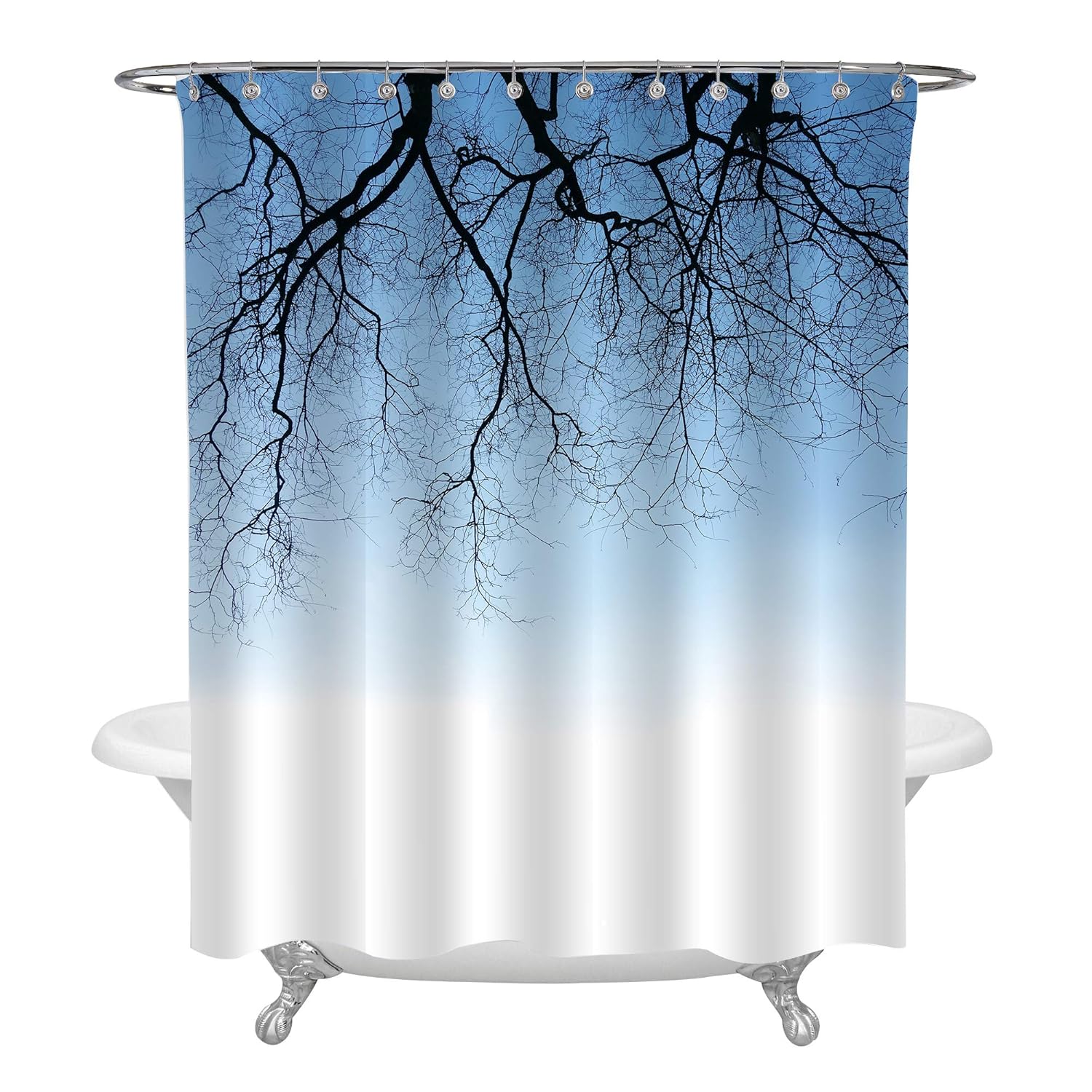 Amazon Com Mitovilla Leafless Tree Branch Shower Curtain For