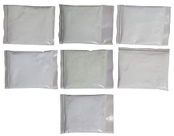 7 Color Glow in the Dark SAMPLE Set Invisible