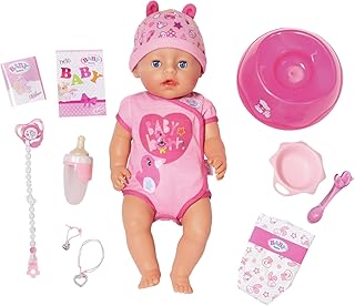 Zapf Creation 824368 BABY born Soft Touch Girl Puppe mit Funktionen und Zubehör 43 cm, bunt