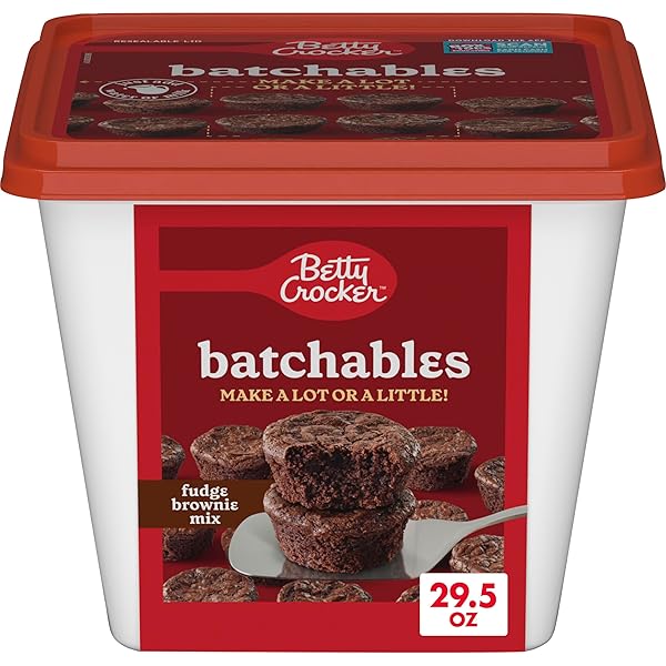 BETTY CROCKER BATCHABLES FUDGE BROWNIE MIX, MIX AND...
