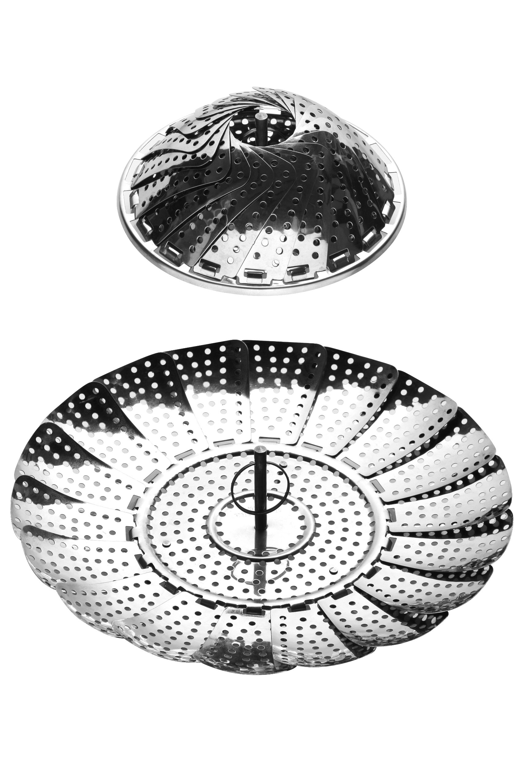 Premier Housewares Cuiseur À Vapeur En Acier Inoxydable - Ø14-24cm,Silver