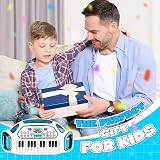 m zimoon Kids Piano Keyboard 24 Keys Multifunctional Lights 1-6 years view 6