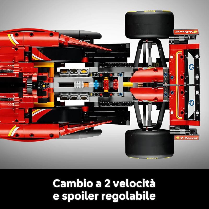 Technic Monoposto F1 Ferrari SF-24 - Modello di Auto Formula 1 da Collezione in Scala 1:8 con Motore V6, Cambio, Sterzo e DRS, Idea Regalo per Adulti, Uomo e Donna Fan Sport Motoristici 42207