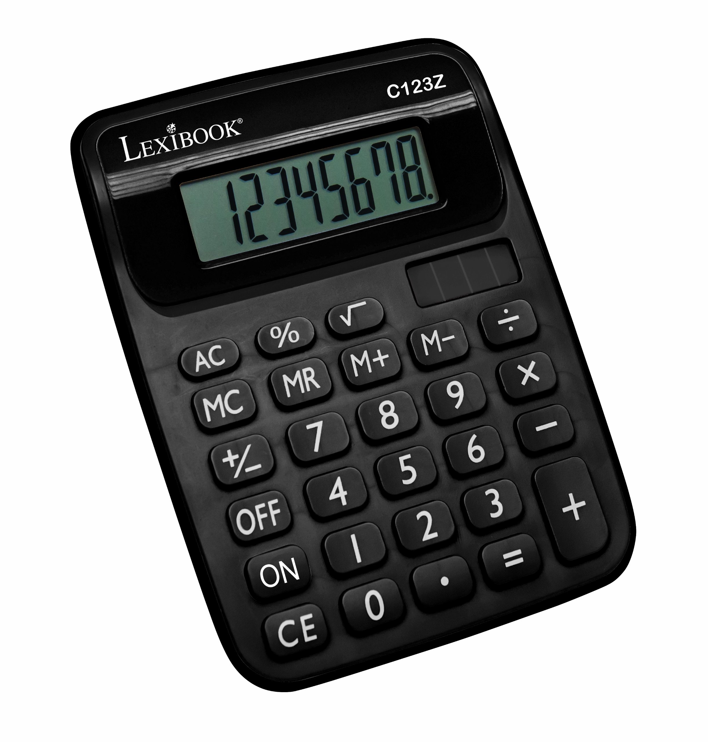 Lexibook 4 Semi Desktop Calculator, 4 colours, 8 digits, multicolor, C123Z