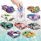 LITTCO 9PCS Color Changing Cars for Kids Ages 3+, Bath Toys for Toddlers 3+, Magic Car Set that Changes Color in Water, Individual Packaging, Easter Basket Stuffers Birthday Gifts for Boys Girls