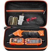 Hard Carrying Case Compatible with Klein Tools ET310/80016/RT250, Case Only | Foam Cutouts for Circuit Finder, Outlet Repair Kit and GFCI Tester, Tool Bag Storage for Electricians, DIYers and Home Repair