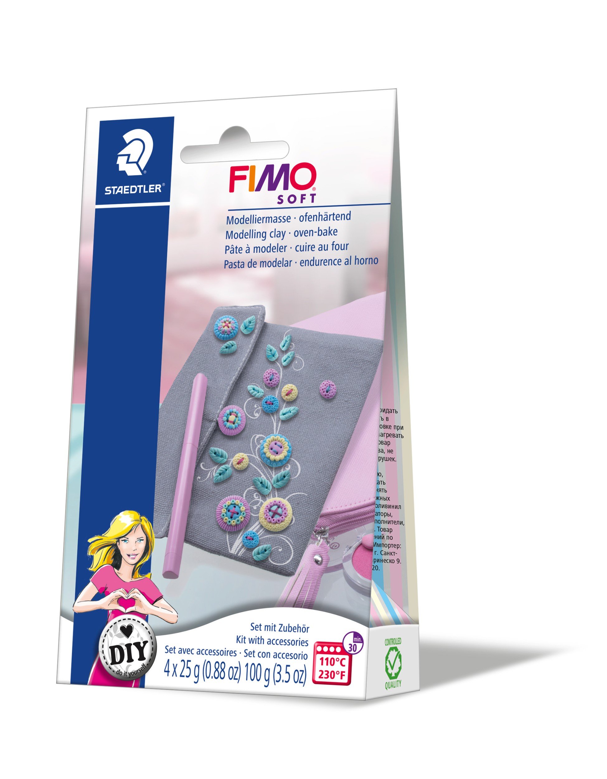Staedtler Fimo soft DIY accessory set bag, 8025 09