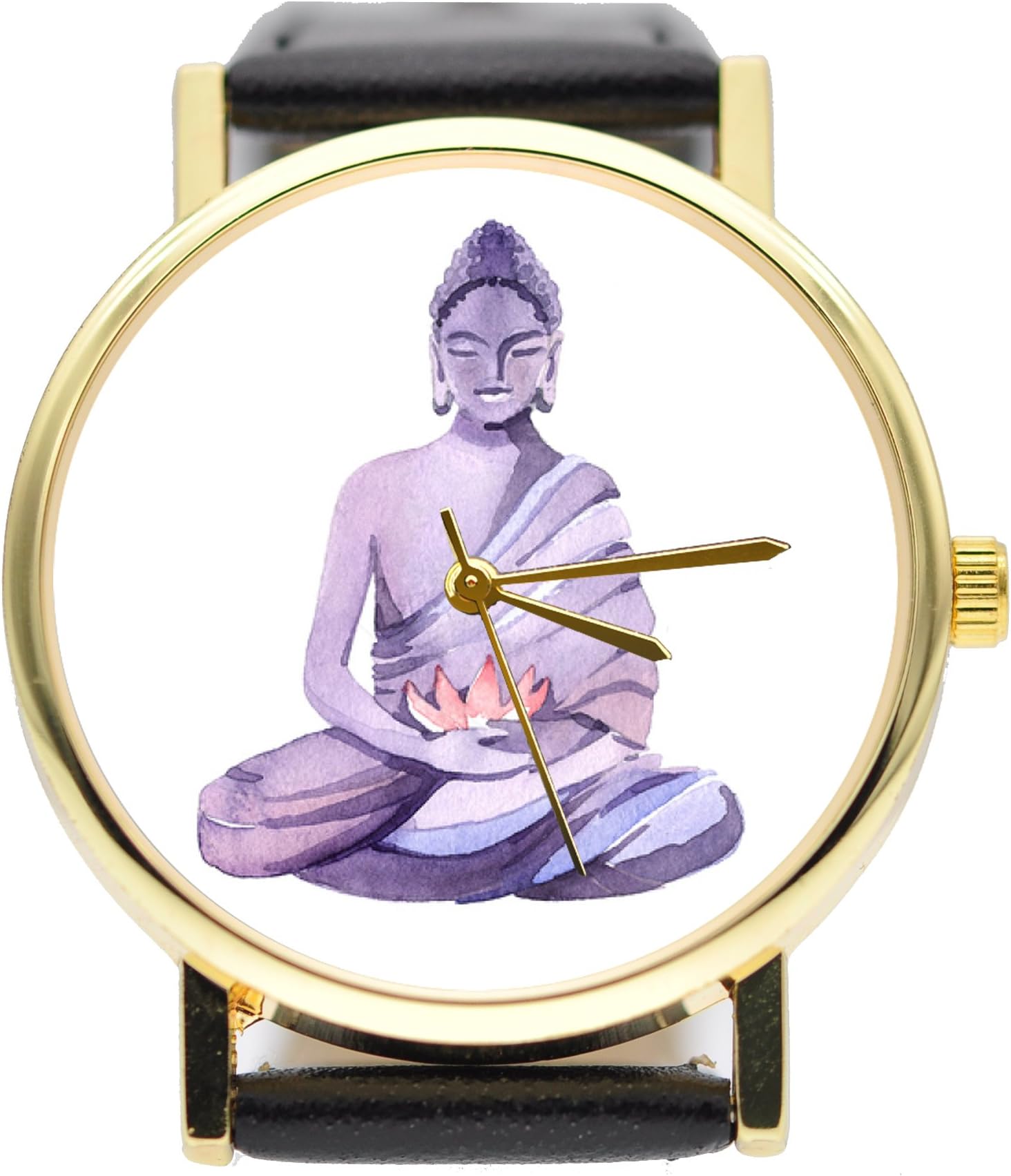 Buddha and Lotus Watch Vintage Style Watch