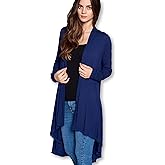 Women Long Duster Maxi Softest Open Front Casual Flowy Viscose Made from Bamboo Cardigan