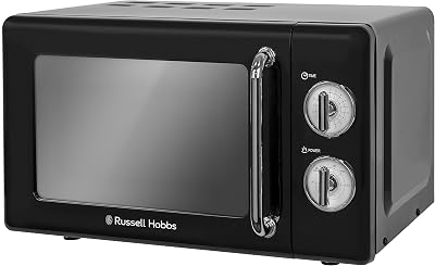 Russell Hobbs RHRETMM705B 17L 700W Retro Compact Microwave Black