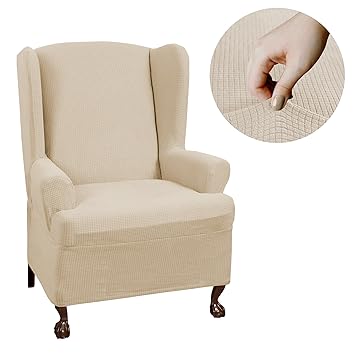 Amazon.com: Maytex Reeves Stretch 80 - Piece T – Cushion Wingback ...