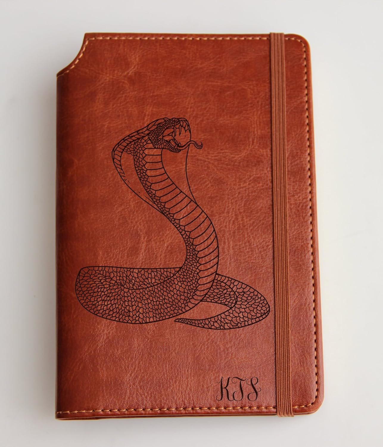 King Cobra Journal Customizable engraved Journal leather