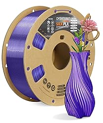 OVERTURE Silk PLA Filament 1.75mm, Clog-Free