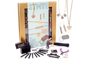 STMT D.I.Y. Hand Stamped , DIY Personalized Stamp Jewelry, Great Teenage Birthday Gift, Unique Handmade Jewelry & Name Plates, Bead Kits for Kids, Teens & Adults Ages 14+