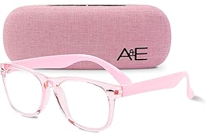 GALVANOX Kids Fake Glasses - Non Prescription Clear Lens Eyeglasses, TR90 Frame with Shatterproof Lenses