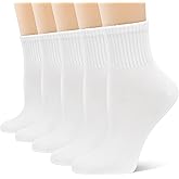 SERISIMPLE Womens Mini Crew Thin Viscose Bamboo Socks Soft Above Ankle Casual Socks Comfort Solid Color 5 Pairs