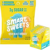 SmartSweets Sour Blast Buddies, Low Sugar Sour Gummy, 1.8oz Bags, 6 Pack | Gluten Free, Plant Based, Healthy Snacks For Adults &amp; Kids, Fiber Candy, Sour Fruit Flavored Gummies, Healthy Candy