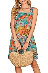 OFEEFAN Womens Summer Dresses 2025 Sundresses