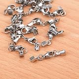 Xiaomoyu 20 Pcs Stainless Steel Lobster Claw Clasps for DIY Jewellery view 3
