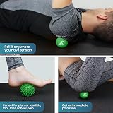 Beenax Lacrosse & Spiky Massage Ball Set for Trigger Point Myofascial Release view 4