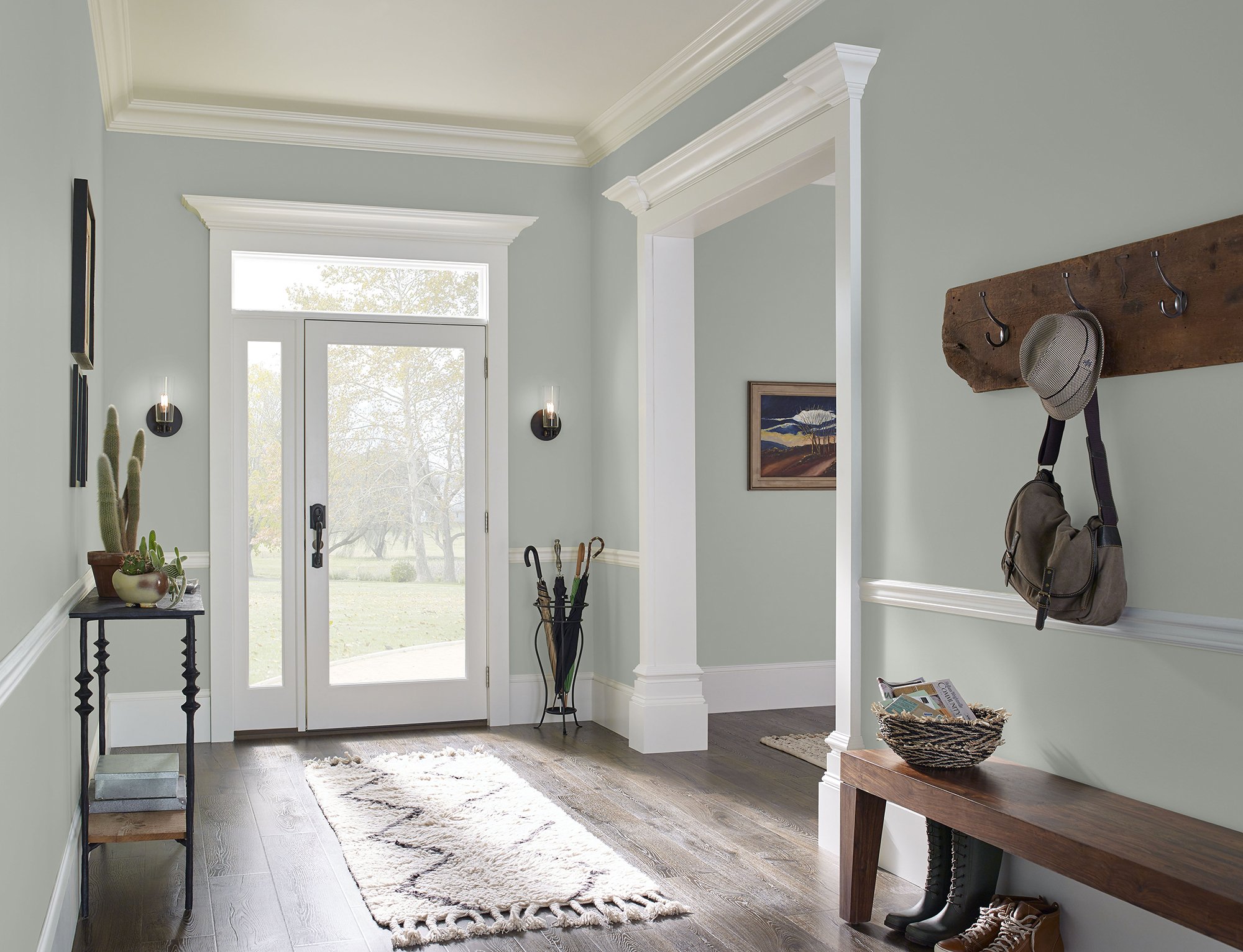 KILZ TRIBUTE Interior Satin Paint And Primer In One, 5 Gallon, Loden