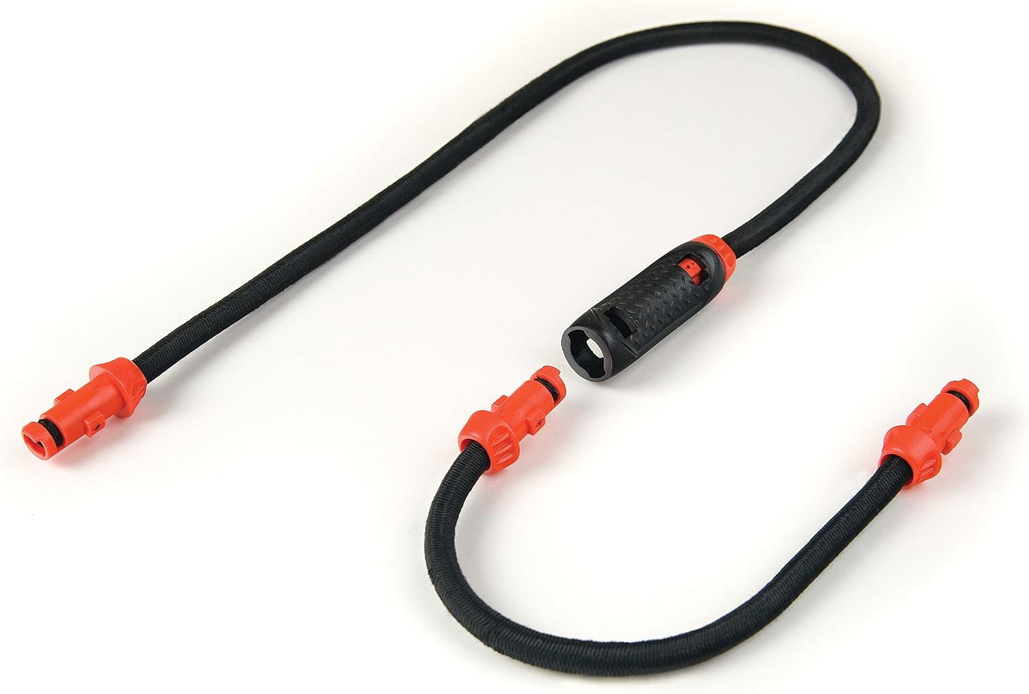 Ring RLS90 BungeeClic Cord Twin Pack, 90-135 cm, Black/Red, Set of 2, Black/ Red - Image 4