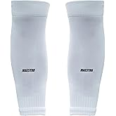 Maestro Leg Sleeves – Leg Sleeves for Men & Boys - Compatible With Shin Guards and Grip Socks for Soccer, Football, Hockey