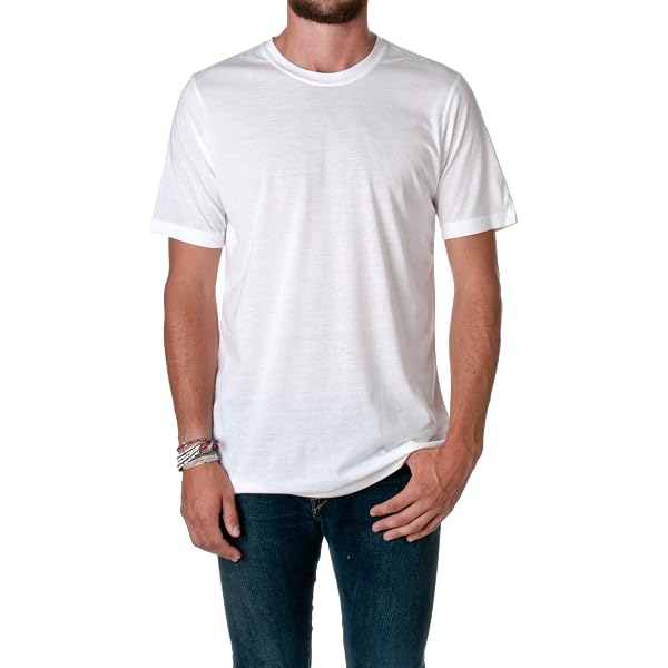 Next Level Unisex Crew Neck T-Shirt - 65% Polyester / 35% Cotton Jersey, Preshrunk, Soft Feel (Color: Silver)
