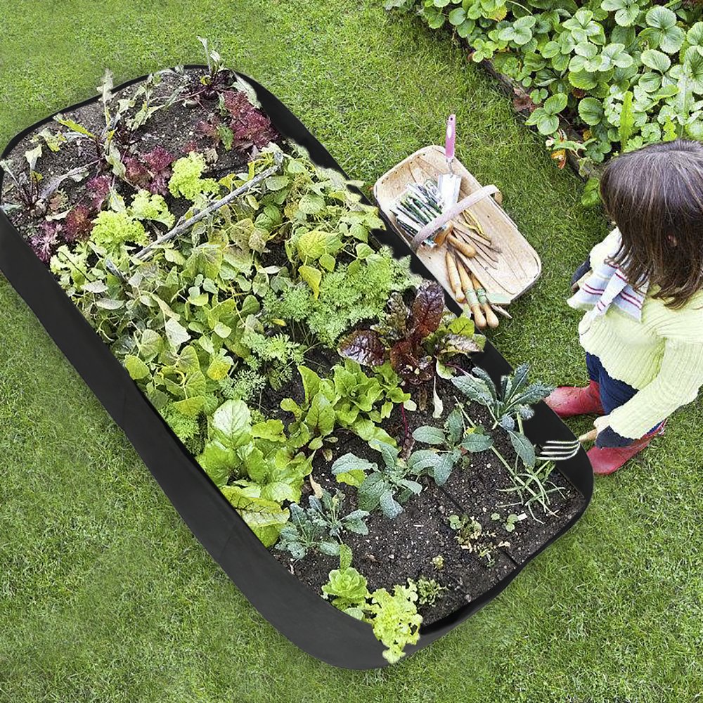 GoodFaith - Bolsa de Tela para Maceta de jardín con 8 Rejillas ...