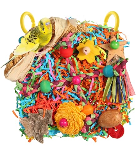 Bonka Bird Toys 2306 Französische Pommes Frites – Futterspielzeug Für Vögel Mit Bambus-Fallen, Für Nymphensittiche & Mehr