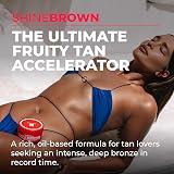 BYROKKO Shine Brown Watermelon Tanning Accelerator 200ml Sunbed Outdoor Fast view 2